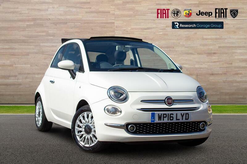 Fiat 500C 1.2 Eco Lounge Convertible Euro White