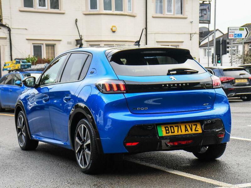 Peugeot e-208 50Kwh Gt Hatchback 136 Ps Blue #4