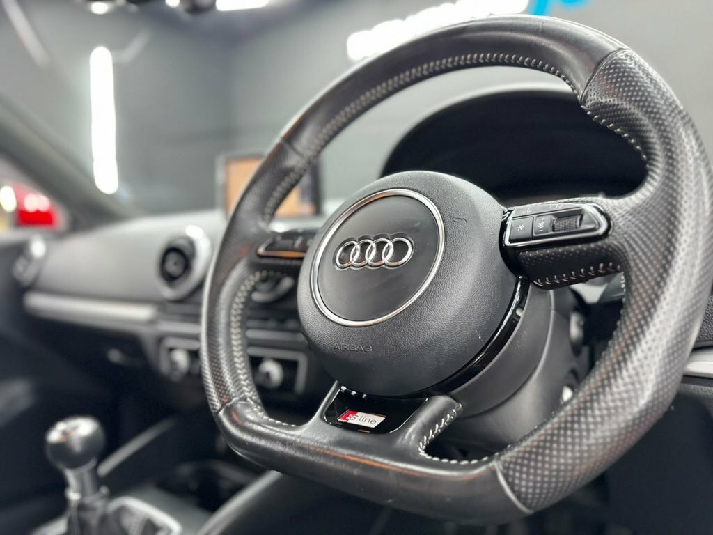 Audi A3 2.0 Tdi S Line Sportback Euro 6 Ss White #8