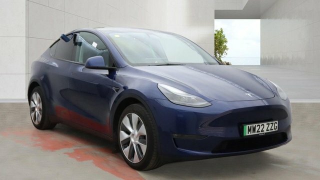 Tesla Model Y Dual Motor Long Range Suv 4Wde Blue