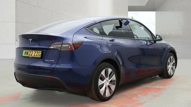 Tesla Model Y Dual Motor Long Range Suv 4Wde MW22ZZG Blue #4