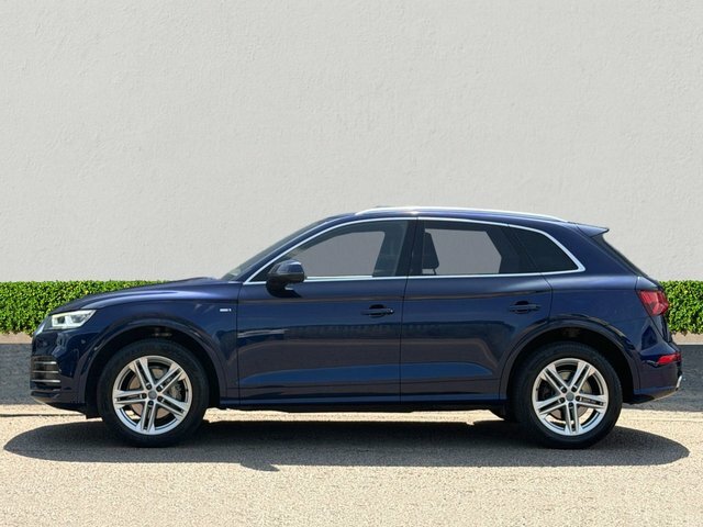 Audi Q5 2.0 Tdi 40 S Line Suv S Tronic Quattro Blue #4