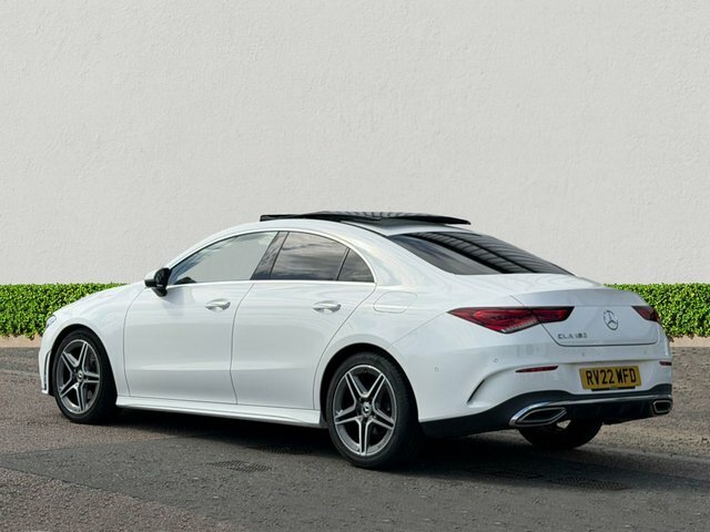 Mercedes-Benz CLA Class 1.3 Cla180 Amg Line Premium Plus 2 Coupe Pet White #5