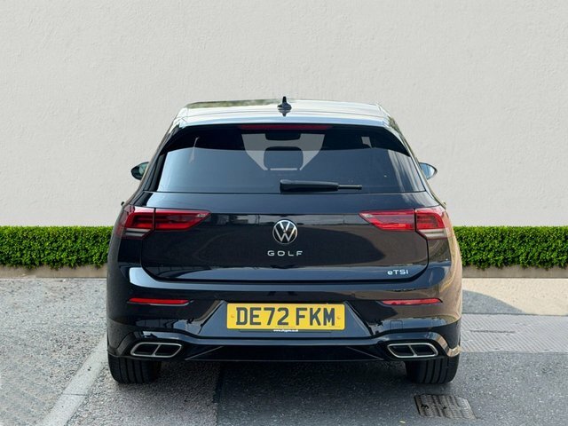 Volkswagen Golf 1.5 Etsi Mhev R-line Hatchback Hybrid D Black #6