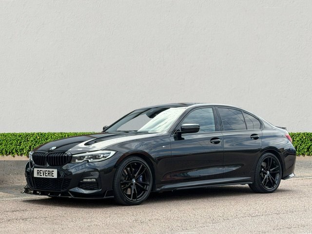 BMW 3 Series 2.0 318D M Sport Saloon Euro 6 S Black #3