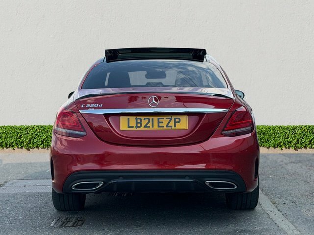 Mercedes-Benz C Class 2.0 C220d Amg Line Premium Plus Saloon Diese Red #6