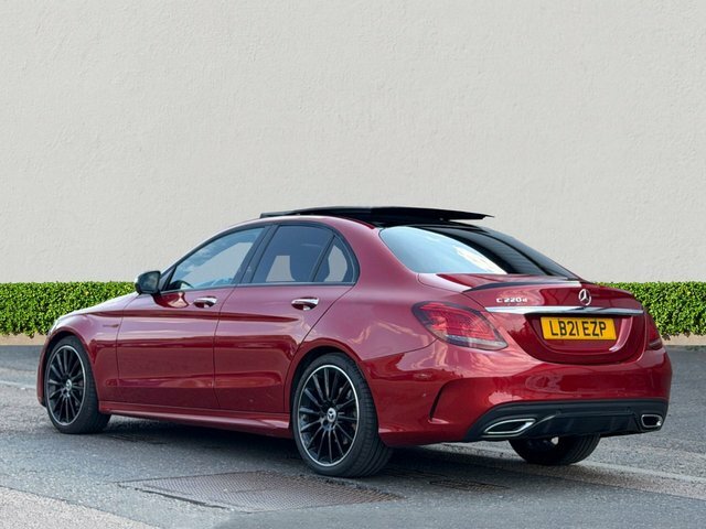 Mercedes-Benz C Class 2.0 C220d Amg Line Premium Plus Saloon Diese Red #5