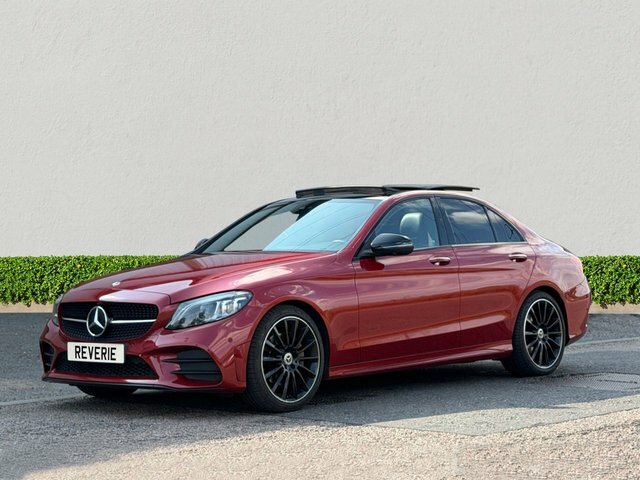 Mercedes-Benz C Class 2.0 C220d Amg Line Premium Plus Saloon Diese Red #3