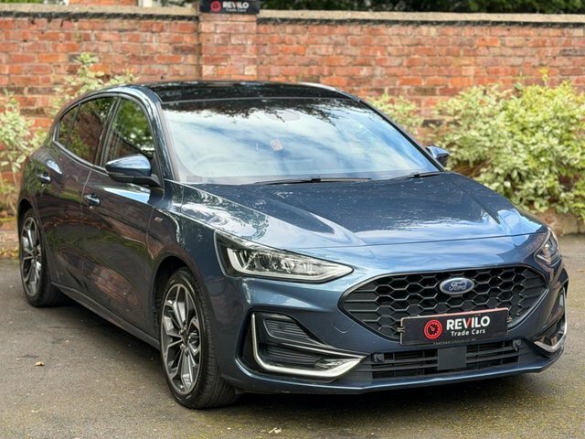 Ford Focus 2023 1.0T Ecoboost Mhev St-line Vignale Hatchback MH72KUD Blue #4