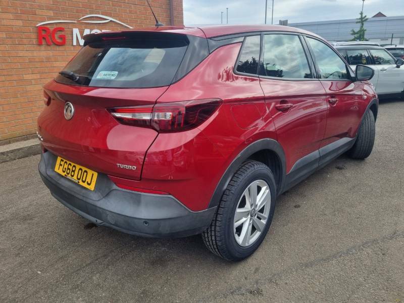 Vauxhall Grandland X 1.2 Turbo Se - 2018 68 FG68OOJ Red #3