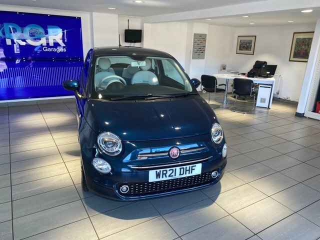 Fiat 500 Mhev Lounge Hatchback Blue