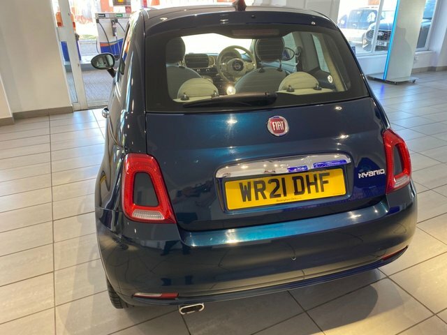 Fiat 500 Mhev Lounge Hatchback Blue #5