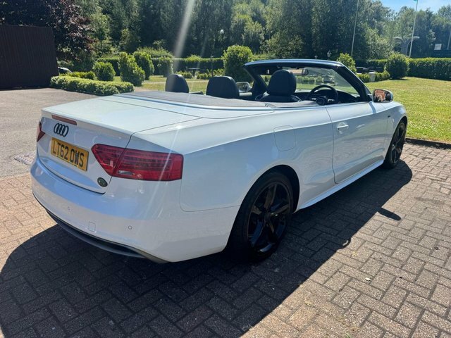 Audi A5 Convertible White #3