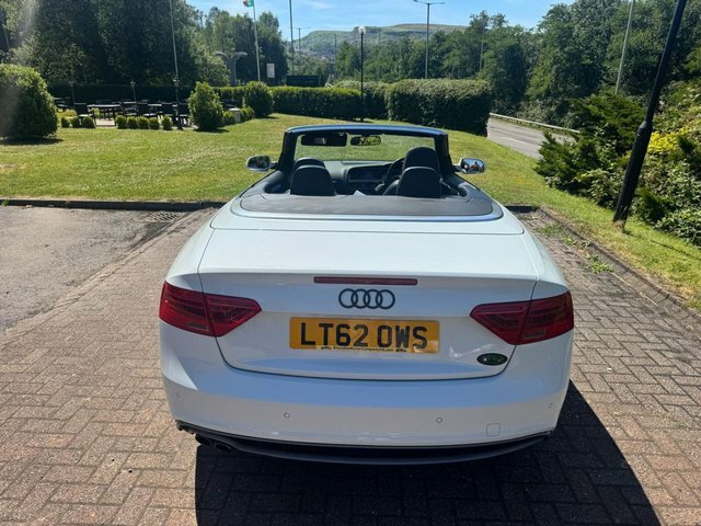 Audi A5 Convertible White #4