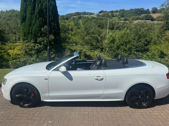 Audi A5 Convertible White #2