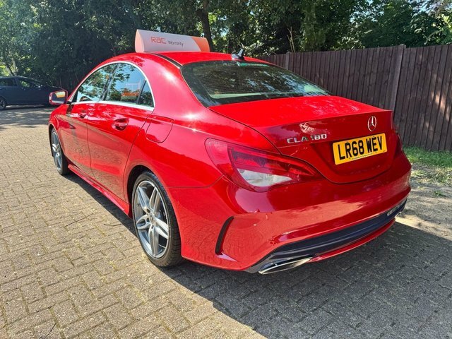 Mercedes-Benz CLA Class Cla 180 Amg Line Edition Red #3