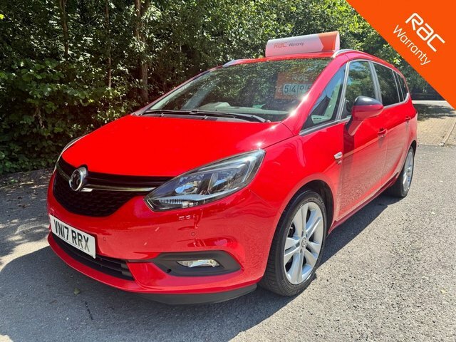 Vauxhall Zafira Tourer Zafira Tourer Sri Nav T Red