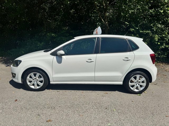 Volkswagen Polo Hatchback HA10KEL White #2