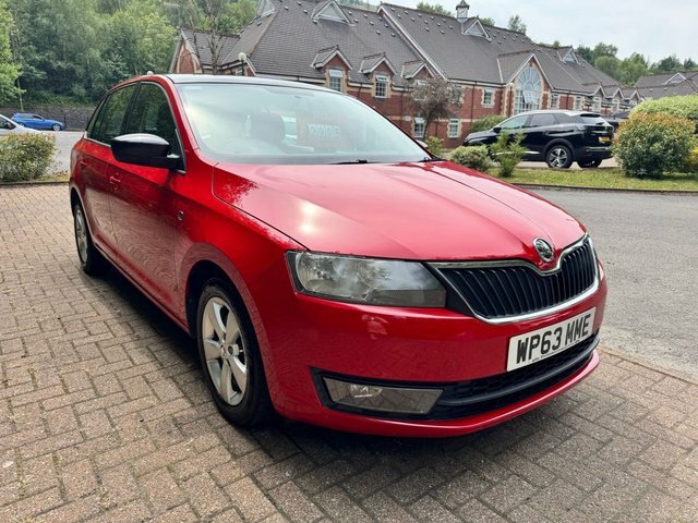 Skoda Rapid Spaceback Hatchback Red #6