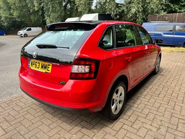 Skoda Rapid Spaceback Hatchback Red #4