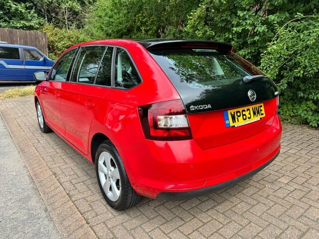 Skoda Rapid Spaceback Hatchback Red #3