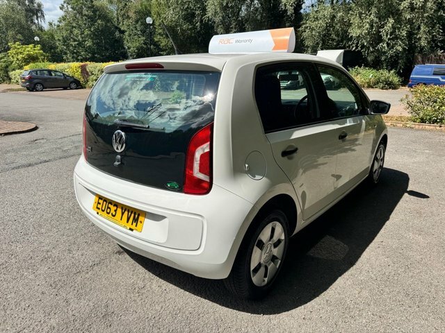 Volkswagen Up Hatchback White #4