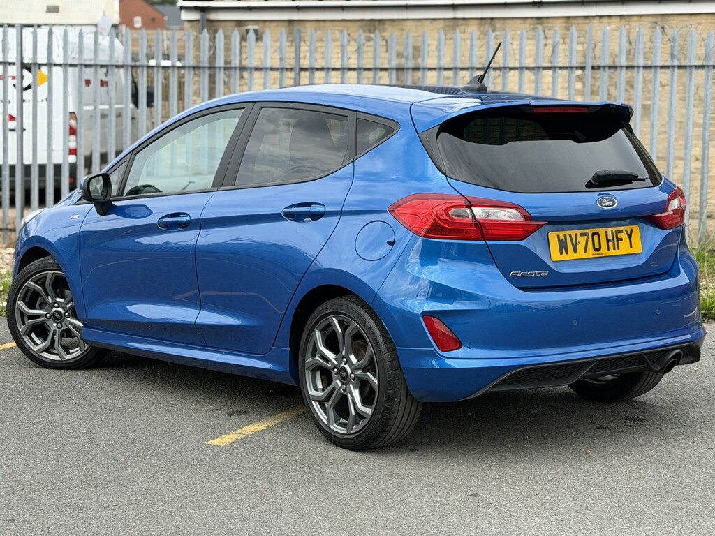 Ford Fiesta Hatchback 1.0 T Ecoboost St-line Edition 202070 WV70HFY Blue #2