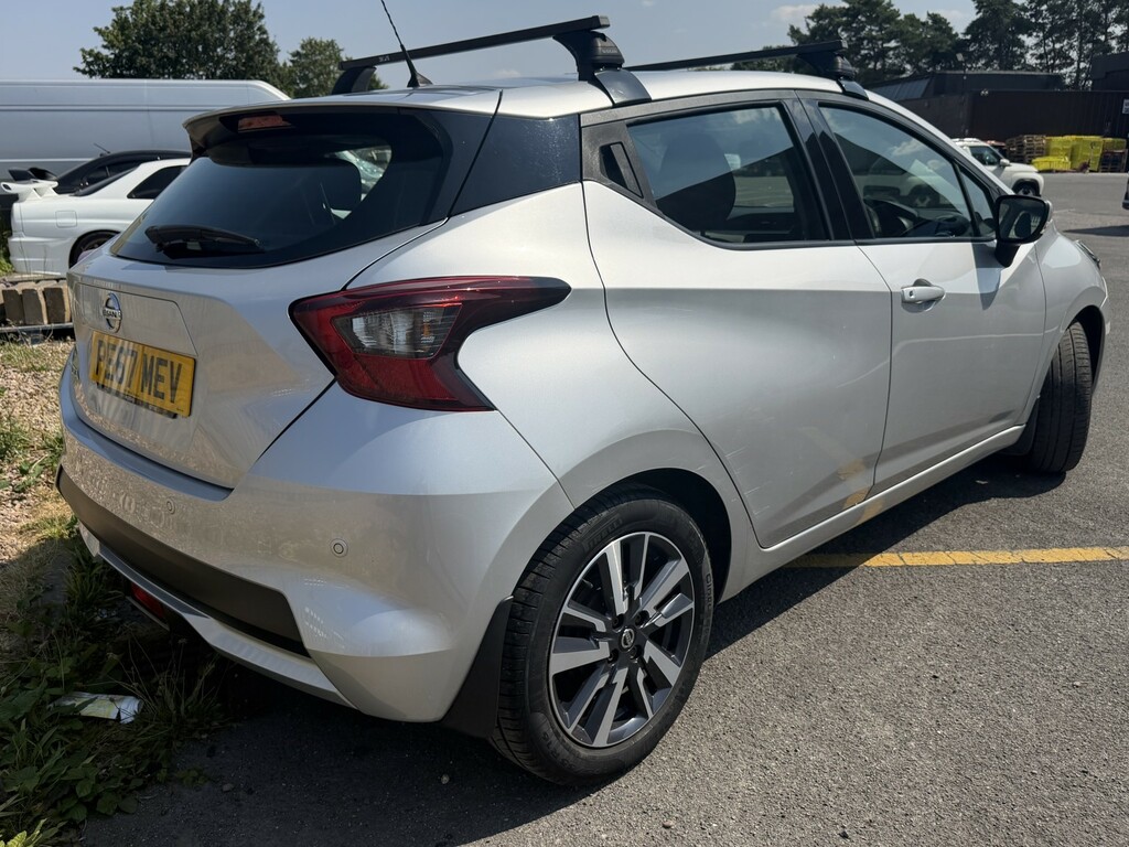 Nissan Micra 1.0 Acenta Silver #4