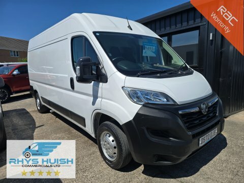 Vauxhall Movano L3h2 F3500 Prime White