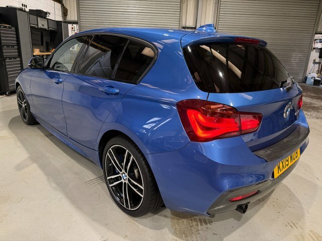 BMW 1 Series 2019 2.0 118D M Sport Shadow Edition Hatchback Blue #5
