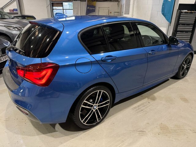 BMW 1 Series 2019 2.0 118D M Sport Shadow Edition Hatchback Blue #3