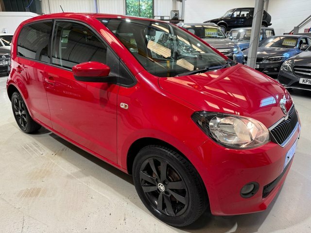 Skoda Citigo 2016 1.0 Mpi Black Edition Hatchback Ma Red