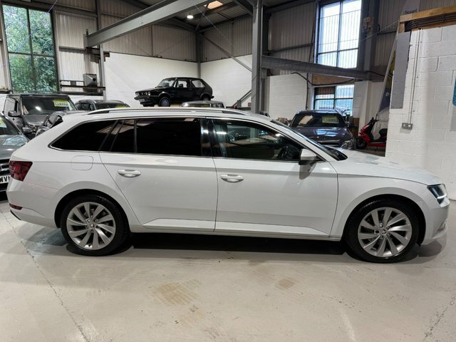 Skoda Superb 2015 2.0 Tdi Se L Executive Estate Manu White #2