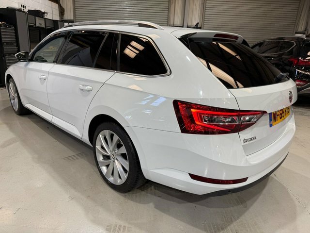 Skoda Superb 2015 2.0 Tdi Se L Executive Estate Manu White #5