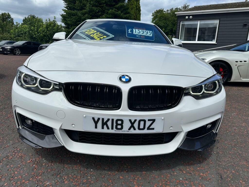 BMW 4 Series 2.0 420I M Sport Xdrive Euro 6 S S YK18XOZ White #2