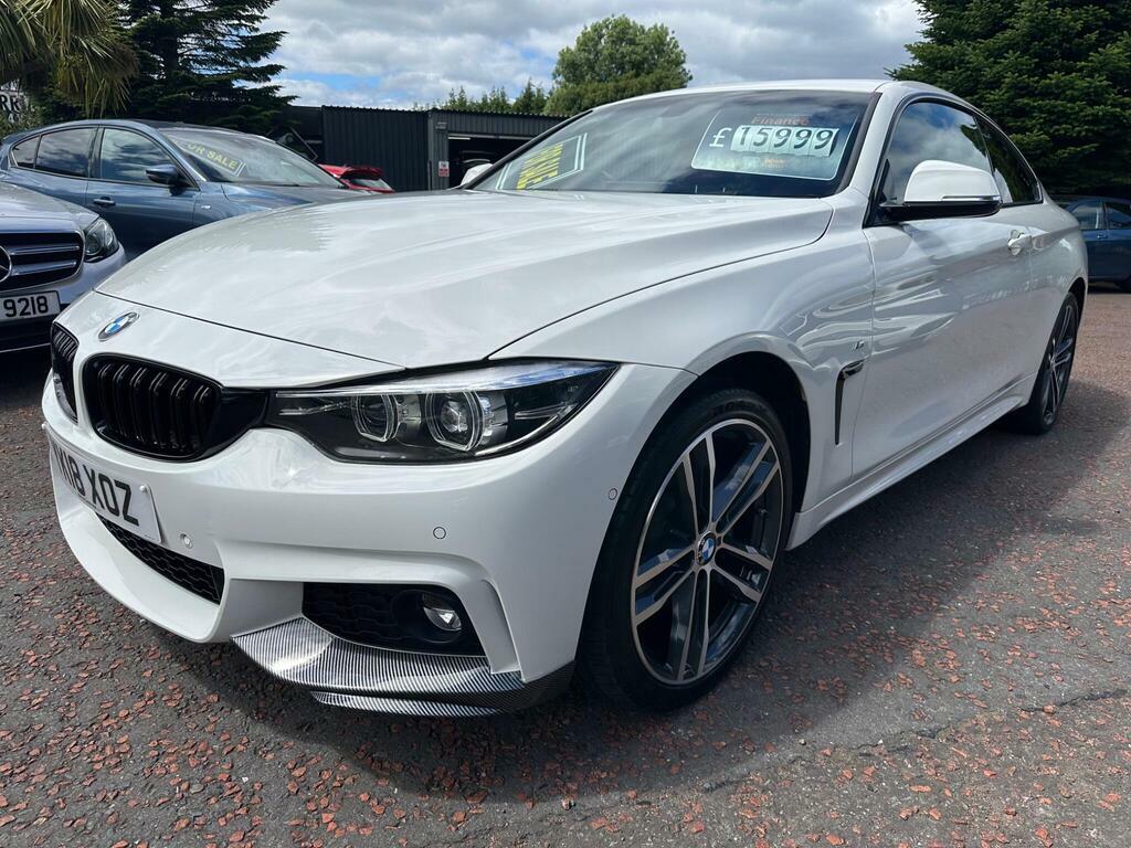 BMW 4 Series 2.0 420I M Sport Xdrive Euro 6 S S YK18XOZ White #3