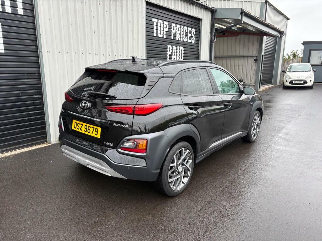 Hyundai Kona 1.6 H-gdi Premium Se Dct Euro 6 S S DSZ9679 Black #3