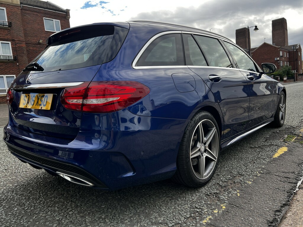 Mercedes-Benz C Class 2.1 C220d Amg Line Blue #4