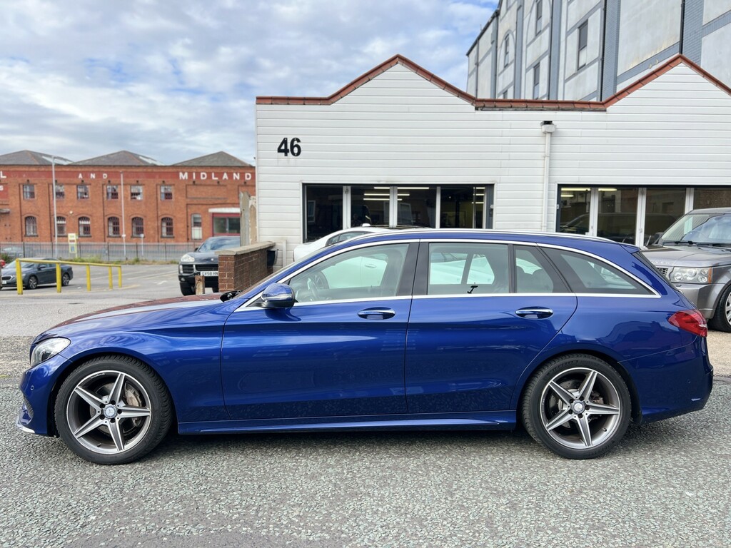 Mercedes-Benz C Class 2.1 C220d Amg Line Blue #2