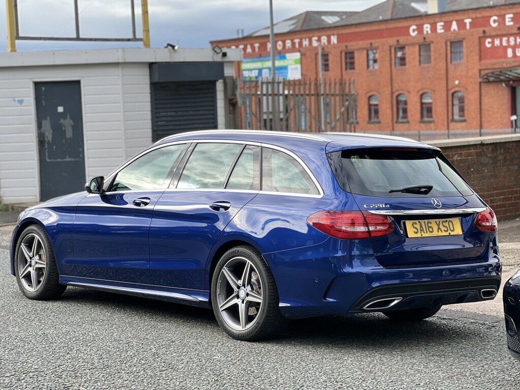 Mercedes-Benz C Class 2.1 C220d Amg Line Blue #3