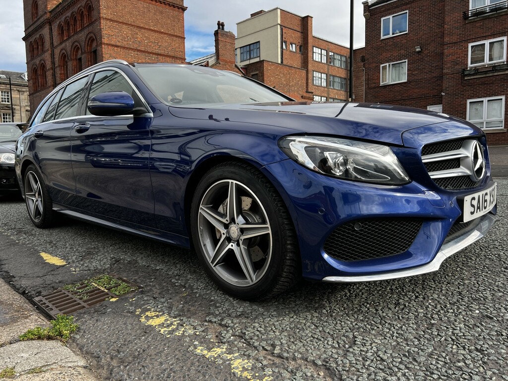 Mercedes-Benz C Class 2.1 C220d Amg Line Blue #5