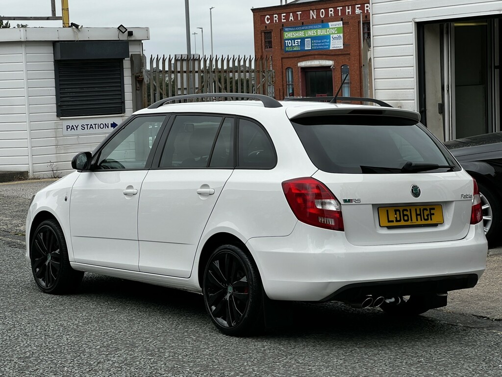 Skoda Fabia 1.4 Tsi Vrs White #5