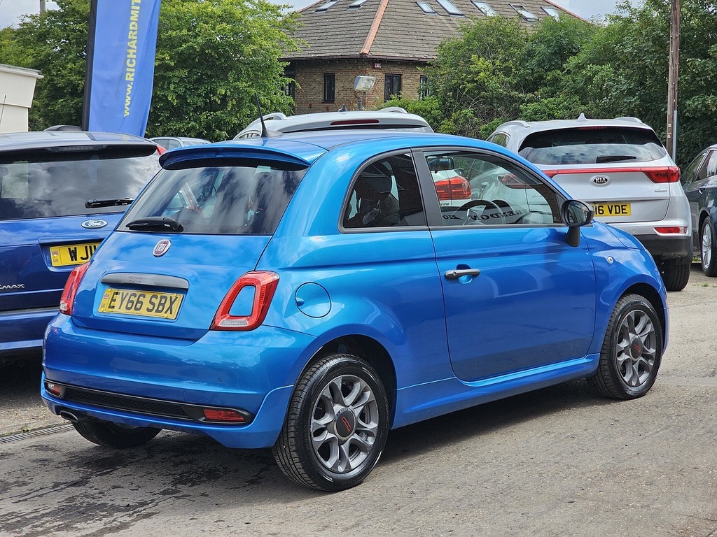 Fiat 500 S Blue #2