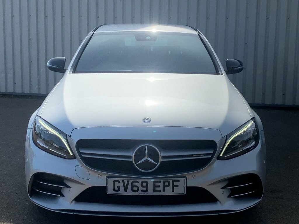 Mercedes-Benz C Class 2019 3.0 C43 V6 Amg Premium Saloon G- GV69EPF Silver #2
