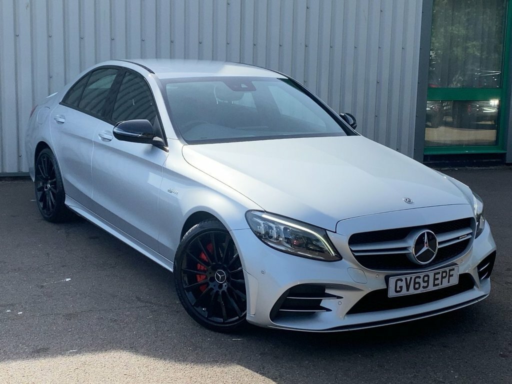 Mercedes-Benz C Class 2019 3.0 C43 V6 Amg Premium Saloon G- Silver