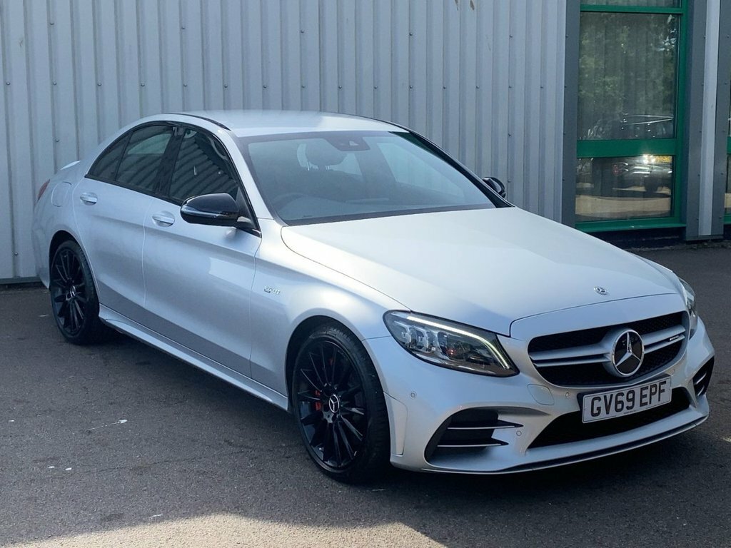 Mercedes-Benz C Class 2019 3.0 C43 V6 Amg Premium Saloon G- GV69EPF Silver #4