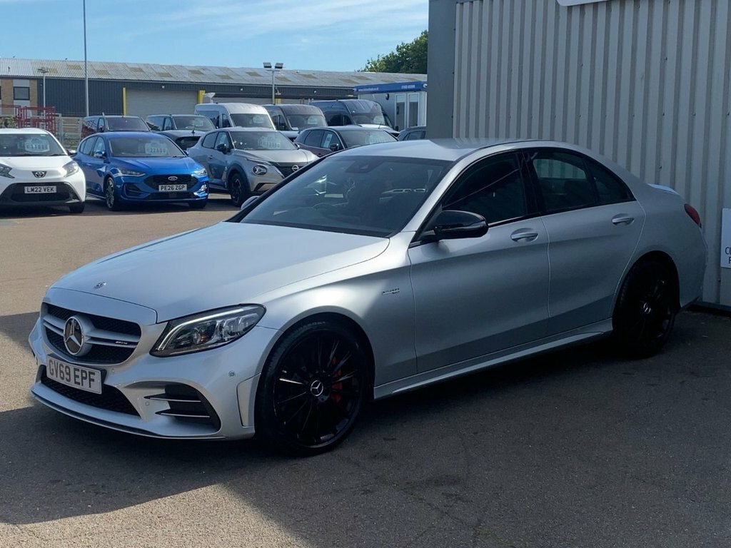 Mercedes-Benz C Class 2019 3.0 C43 V6 Amg Premium Saloon G- GV69EPF Silver #3