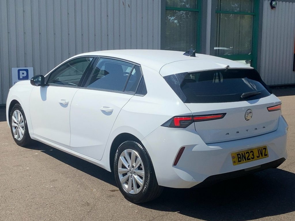 Vauxhall Astra 2023 1.2 Turbo Design Hatchback BN23JVZ White #5