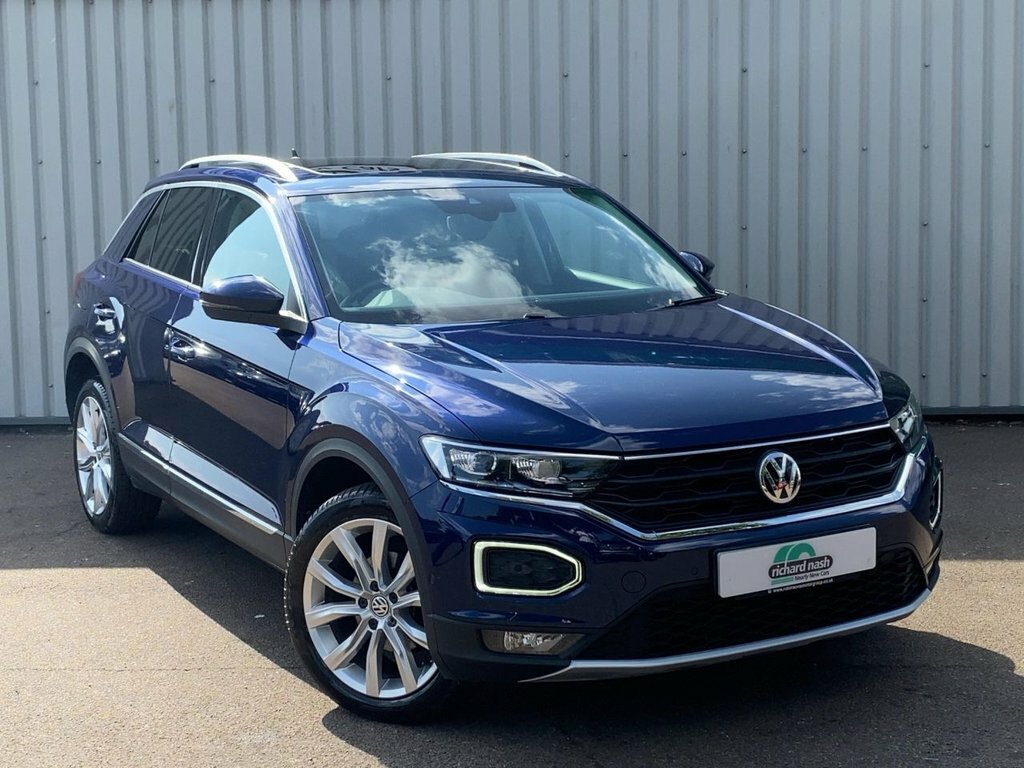 Volkswagen T-Roc 2019 1.5 Tsi Gpf Evo Sel Suv Dsg Euro 6 Blue