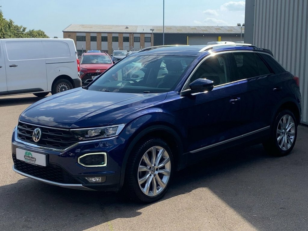 Volkswagen T-Roc 2019 1.5 Tsi Gpf Evo Sel Suv Dsg Euro 6 Blue #3